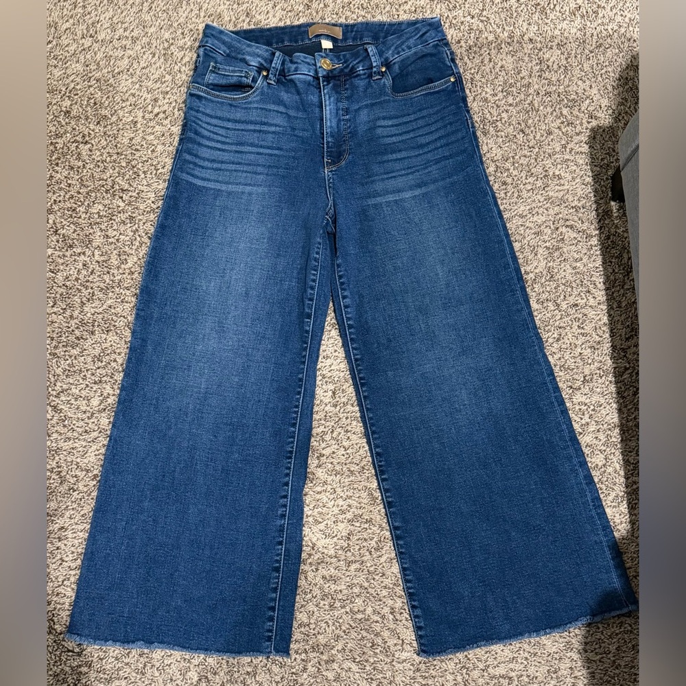 Kut From the Kloth Meg Fab Ab Wide Leg Jeans size 6